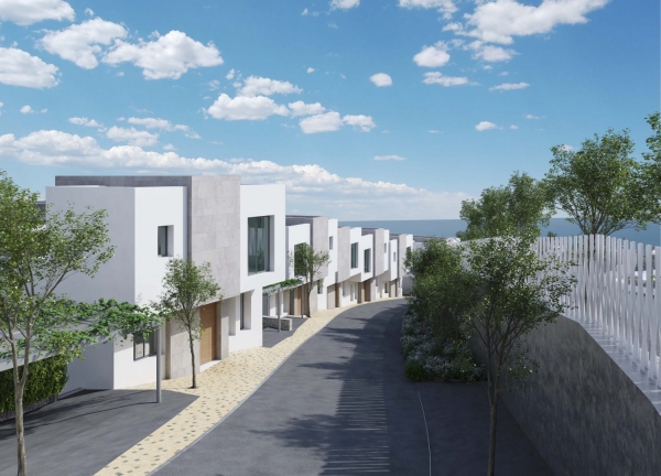 Cartuja will build the 25 terraced houses of the residential development The Cape in Cabopino, Marbella