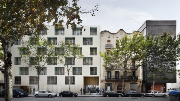 Cartuja construir un edificio de 49 viviendas en la calle Ali Bei de Barcelona