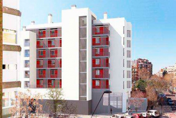EBA will build 35 social rental housing units and a nursery at 159, Comte Borrell street in Barcelona