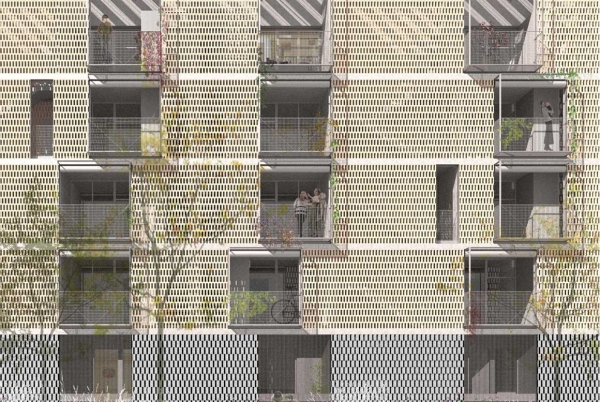 Cartuja construir un edificio de 54 viviendas en la calle Carrer Mur 4 de Barcelona