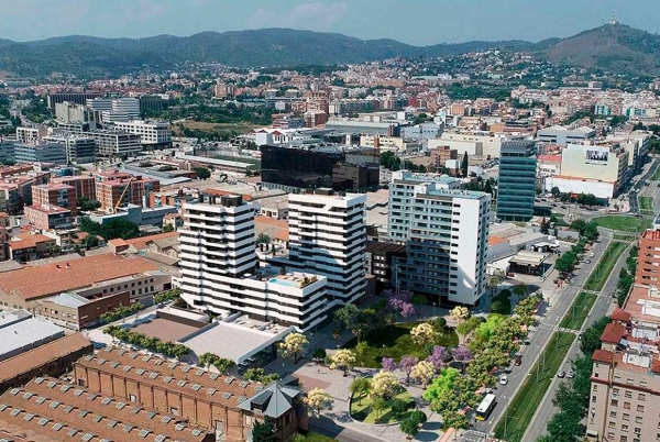SANJOSE construir el Residencial Bagaria en Cornell de Llobregat, Barcelona