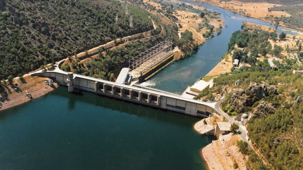 SANJOSE Constructora will renew the lighting system of the Cíjara Dam in Badajoz 