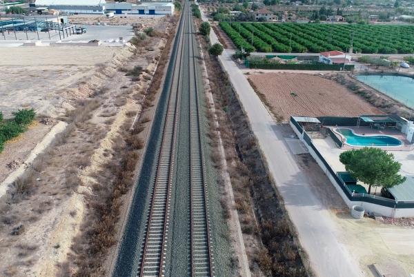 SANJOSE vai realizar trabalhos complementares na plataforma do Corredor Mediterrânico de Alta Velocidade Murcia - Almería. Troço Murcia - Lorca