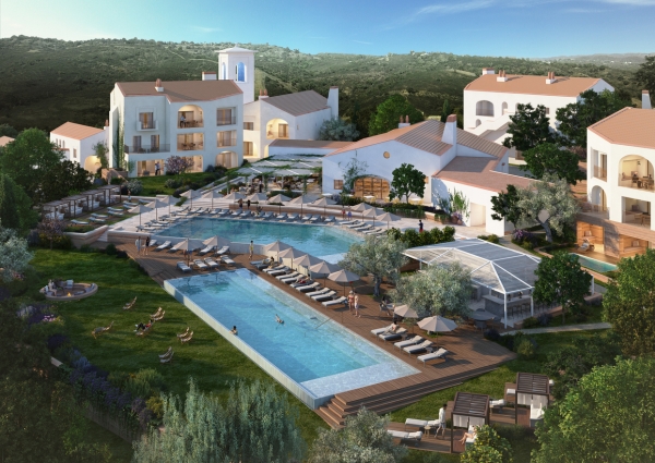 A SANJOSE Portugal vai realizar as obras de conclusão do Hotel de 5 estrelas - Viceroy at Ombria Algarve, 65 apartamentos - Viceroy Residences e moradia modelo - Alcedo Villas