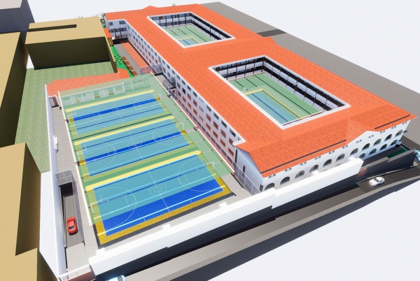 SANJOSE Per construir la nueva Institucin Educativa Glorioso Colegio Nacional de Ciencias del Distrito de Cusco 