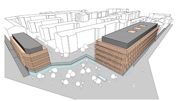 EBA construira le nouveau bâtiment de Consultations Externes de lHôpital Universitaire de Basurto, à Bilbao, Vizcaya