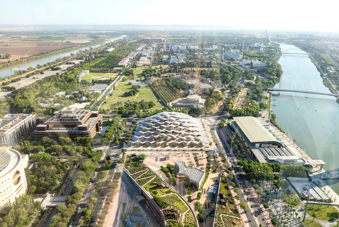 EDIFICIO JRC (JOINT RESEARCH CENTRE - CENTRO COMÚN DE INVESTIGACIÓN) DE LA COMISIÓN EUROPEA, SEVILLA